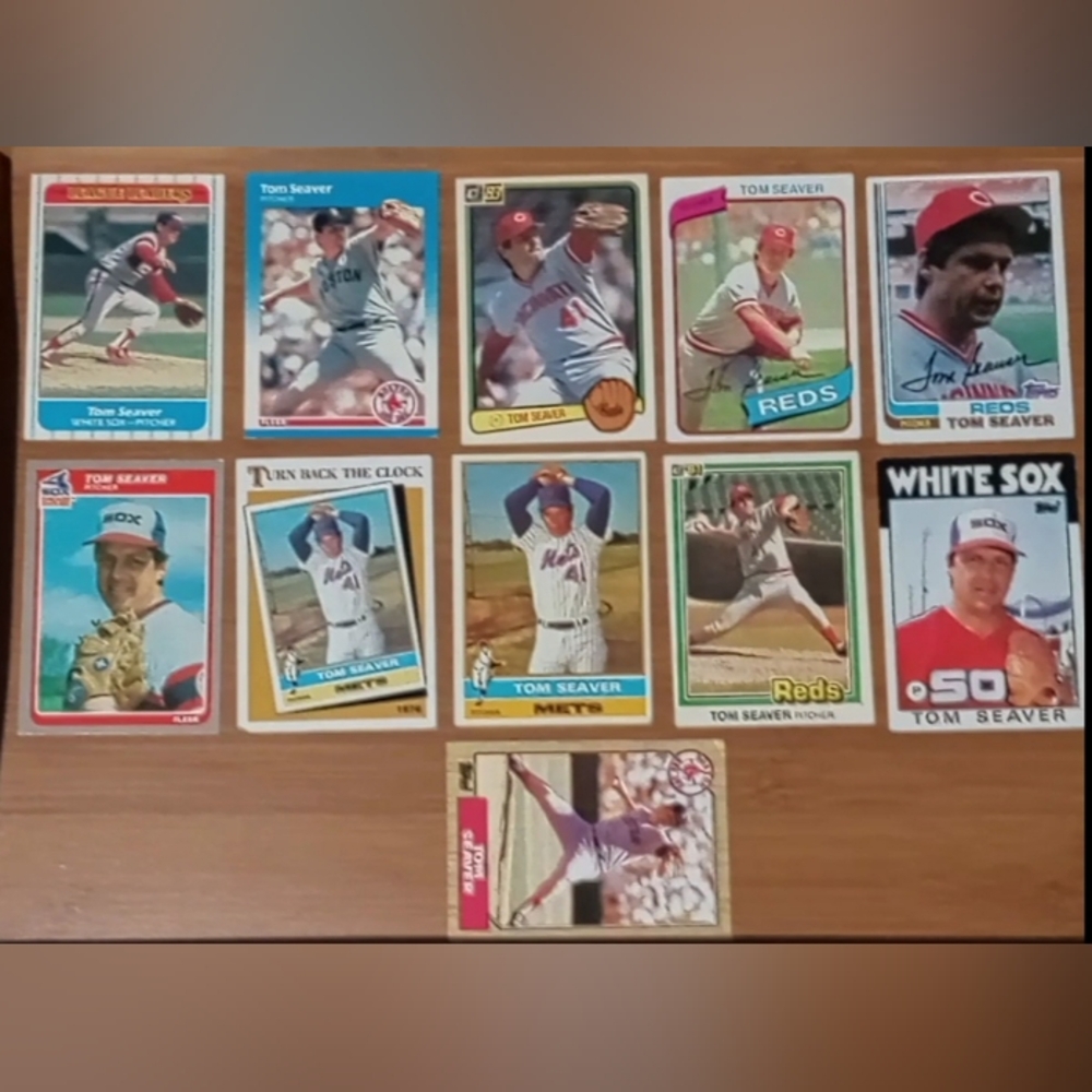 Tom Seaver Baseball Card Lot